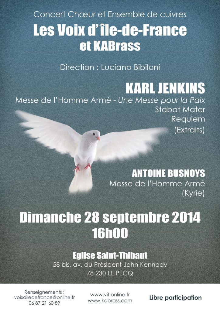Affiche Jenkins Le Pecq 28-09-2014