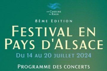 Affiche Festival en Pays d'Alsace 2024